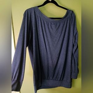 HALIFE Brand LONG SLEEVE , SOFT STRETCH, SHOULDER EXPOSED TOP